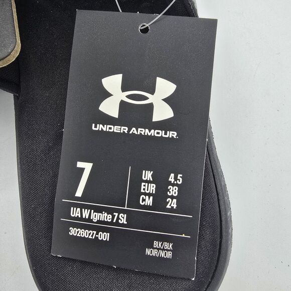 Under Armour Women’s UA Ignite 7 SL Slides Athletic Sandals Flip Flop Size 7 - Picture 5 of 6